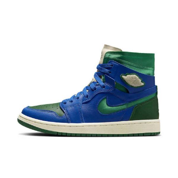 Nike Aleali May Jordan 1 Zoom Comfort Califia Sko Til Damer Grøn Blå
