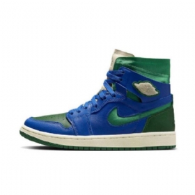 Nike Aleali May Jordan 1 Zoom Comfort Califia Sko Til Mænd Grøn Blå