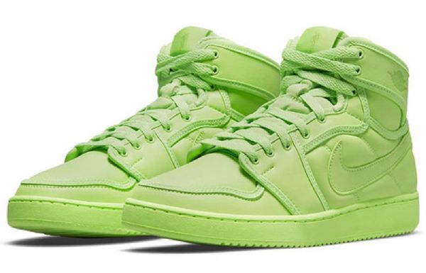 Nike Billie Eilish Air Jordan 1 Ko Retro Basketball Sko Til Damer Grøn