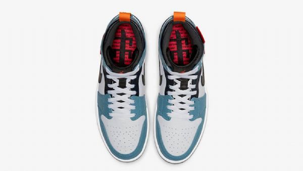Nike Facetasm Jordan 1 Mid Tops Fearless Sko Til Damer Blå Hvid