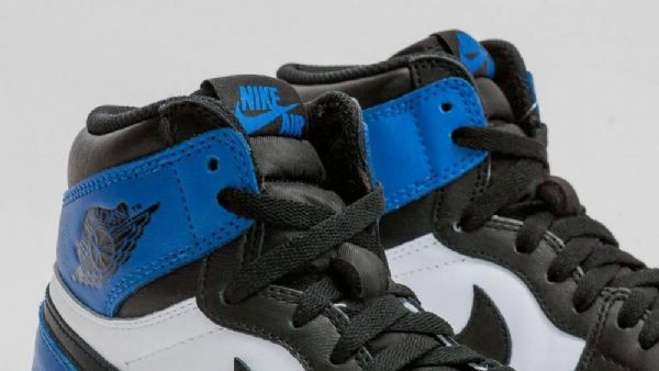 Nike Fragment Air Jordan 1 Sko Til Mænd Sort Blå