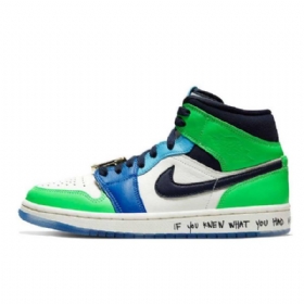 Nike Melody Ehsani Jordan 1 Mid Tops Fearless Sko Til Mænd Flerfarvet