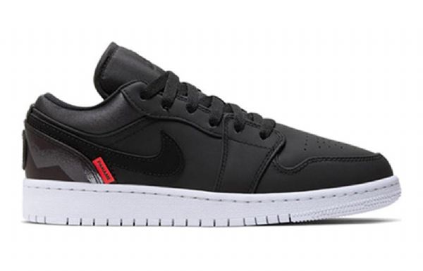 Nike Paris Saint-germain Air Jordan 1 Lave Overdele Bg Retro Basketball Sko Til Mænd Sort