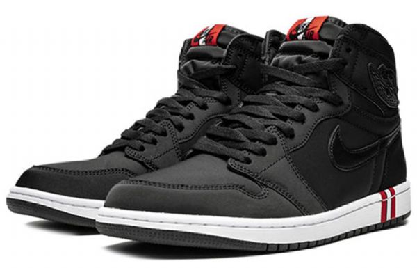 Nike Paris Saint-germain Air Jordan 1 Retro Høje Toppe Og Basketballsko Til Mænd Sort