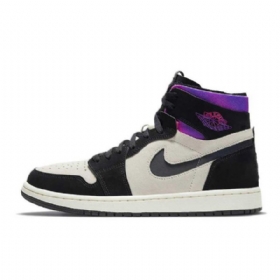 Nike Psg Air Jordan 1 Zoom Comfort Psychic Sko Til Mænd Hvid Lyserød