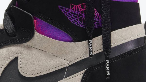 Nike Psg Air Jordan 1 Zoom Comfort Psychic Sko Til Mænd Hvid Lyserød