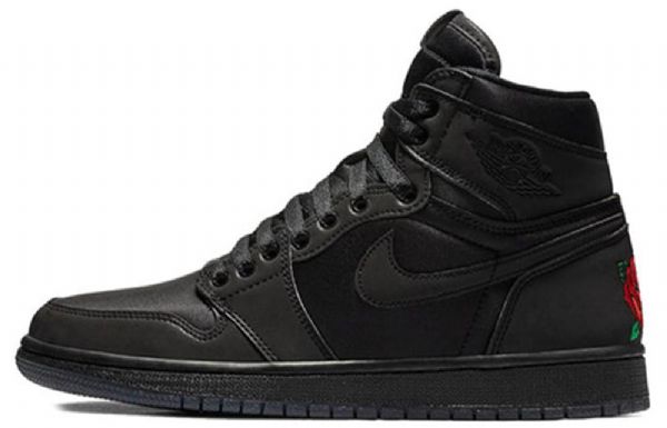 Nike Rox Brun Air Jordan 1 Retro Høje Toppe Og Basketballsko Til Kvinder Sort
