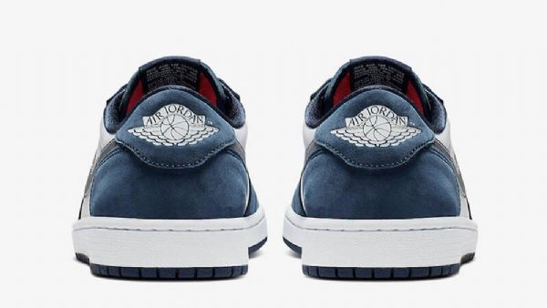 Nike Sb Air Jordan 1 Low Tops Sko Til Mænd Marineblå