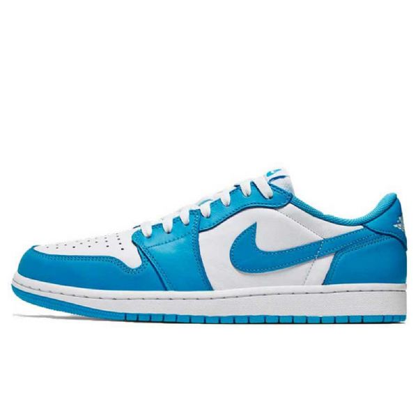 Nike Sb Air Jordan 1 Low Tops Unc Sko Til Damer Blå Hvid