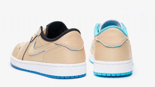 Nike Sb Air Jordan Low Tops Camel Sko Til Damer Brun Blå