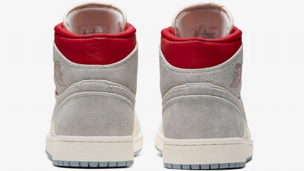 Nike Sns Jordan 1 Mid Tops 20-års Jubilæumssko Til Mænd Grå