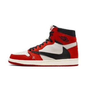 Nike Travis Scott Air Jordan 1 Chicago Sko Til Mænd Sort Blå