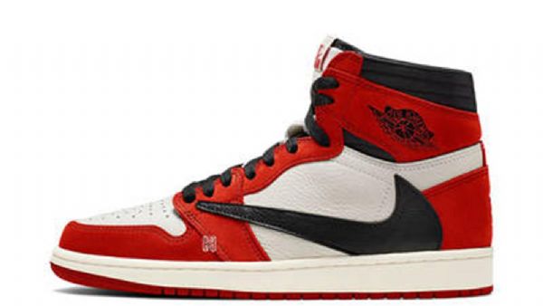 Nike Travis Scott Air Jordan 1 Chicago Sko Til Mænd Sort Blå
