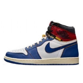 Nike Union Jordan 1 Sko Til Mænd Blå