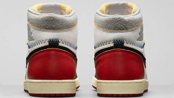 Nike Union Jordan 1 Sko Til Mænd Sort