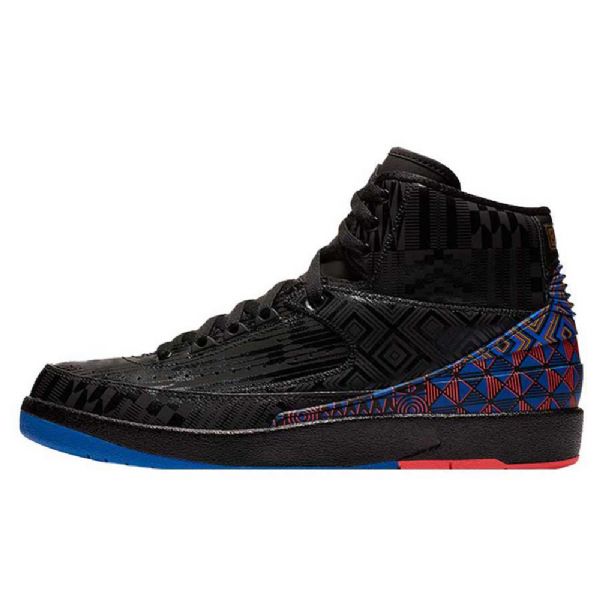 Nike Air Jordan 2 Bhm Sko Til Mænd Sort Flerfarvet