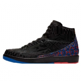 Nike Air Jordan 2 Bhm Sko Til Mænd Sort Flerfarvet