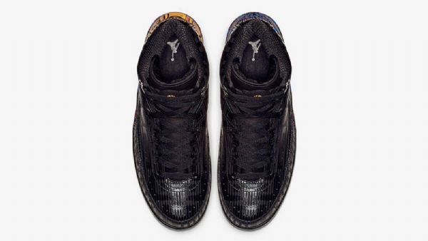 Nike Air Jordan 2 Bhm Sko Til Mænd Sort Flerfarvet