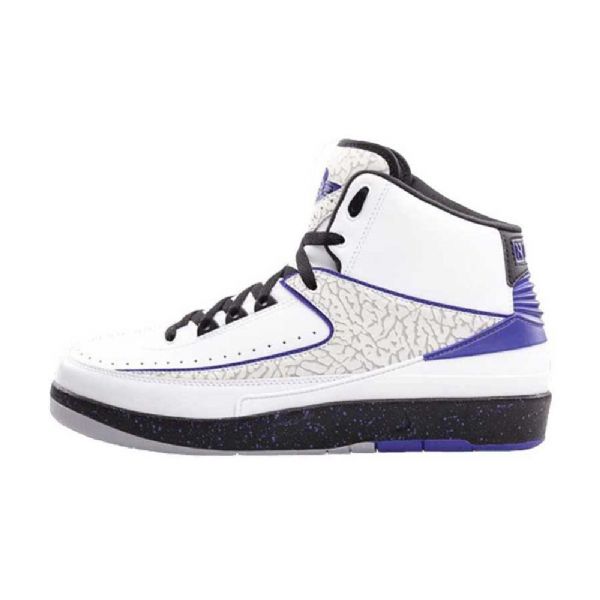 Nike Air Jordan 2 Concord Retro Sko Til Mænd Hvid