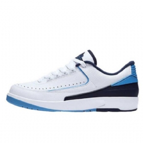 Nike Air Jordan 2 Low Tops Sko Til Mænd Mørkeblå Blå