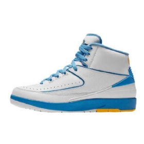 Nike Air Jordan 2 Melo Sko Til Mænd Hvid Blå