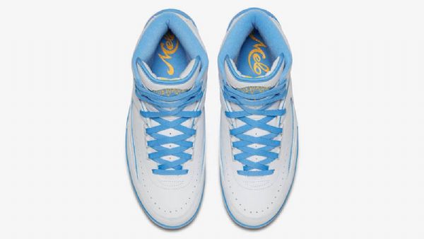 Nike Air Jordan 2 Melo Sko Til Mænd Hvid Blå