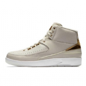 Nike Air Jordan 2 Quai 54 Creme Sko Til Mænd Khaki