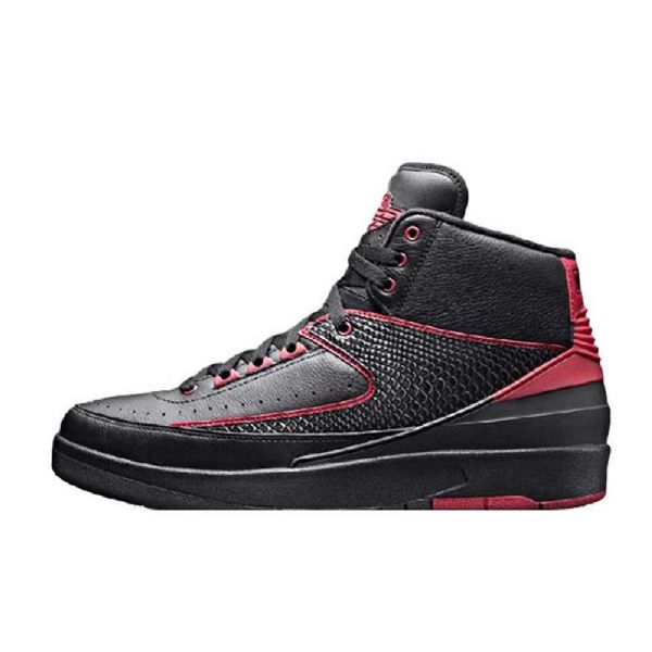 Nike Air Jordan 2 Retro 87 Alternative Sko Til Mænd Sort Rød