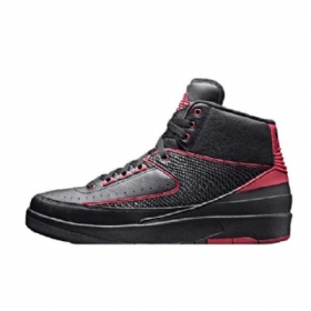Nike Air Jordan 2 Retro 87 Alternative Sko Til Mænd Sort Rød