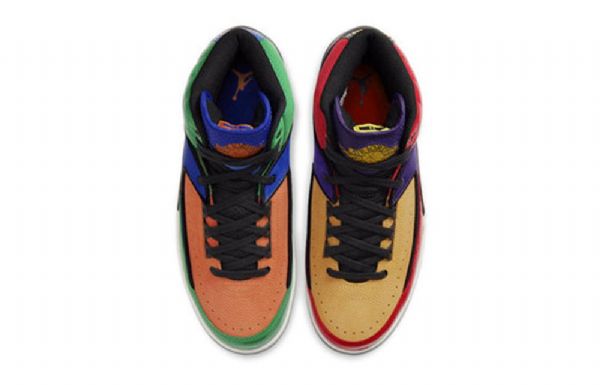 Nike Air Jordan 2 Retro Basketball Sko Til Damer Flerfarvet
