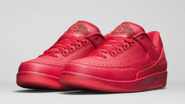 Nike Air Jordan 2 Retro Low Tops Sko Til Mænd Rød