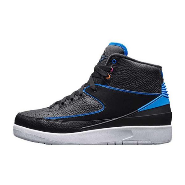 Nike Air Jordan 2 Retro Sko Til Mænd Sort Blå