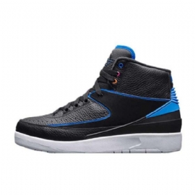 Nike Air Jordan 2 Retro Sko Til Mænd Sort Blå