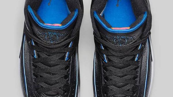 Nike Air Jordan 2 Retro Sko Til Mænd Sort Blå