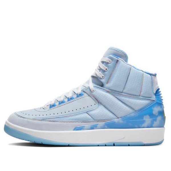 Nike Air Jordan 2 Retro Sp J Balvin Basketball Sko Til Mænd Blå