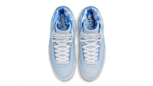 Nike Air Jordan 2 Retro Sp J Balvin Basketball Sko Til Mænd Blå