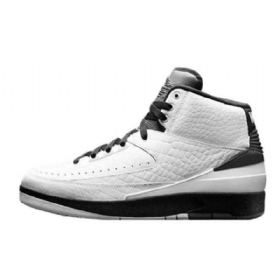 Nike Air Jordan 2 Retro Wing It Sko Til Mænd Hvid Sort