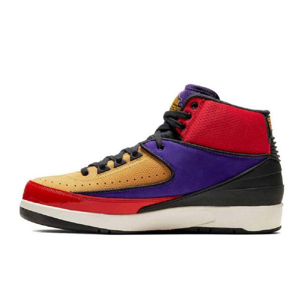 Nike Air Jordan 2 Sko Til Mænd Lilla Flerfarvet