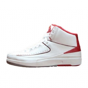 Nike Air Jordan 2 Varsity Sko Til Mænd Hvid Rød
