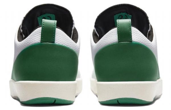 Nike Nina Chanel Abney Air Jordan 2 Retro Low Toppe Basketball Sko Til Damer Hvid Grøn