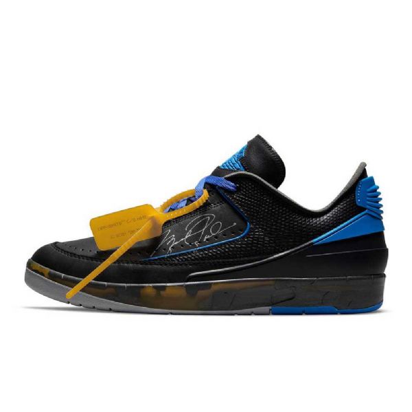 Nike Off-white Air Jordan 2 Low Tops Sko Til Damer Sort