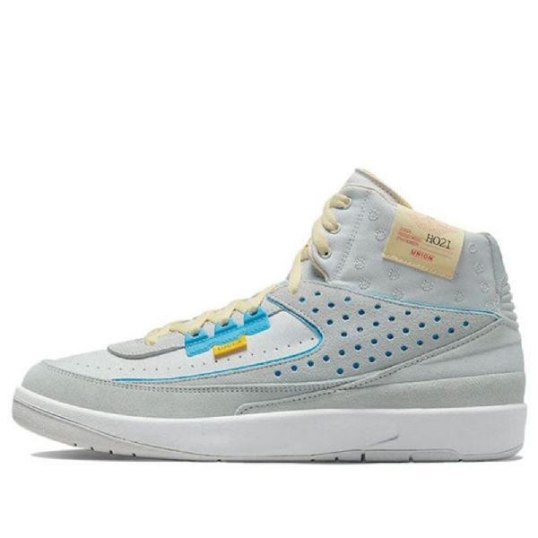 Nike Union La Air Jordan 2 Retro Basketball Sko Til Mænd Grå Blå