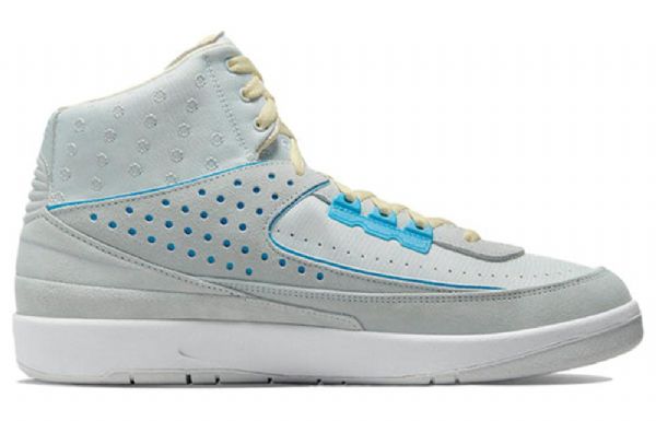 Nike Union La Air Jordan 2 Retro Basketball Sko Til Mænd Grå Blå