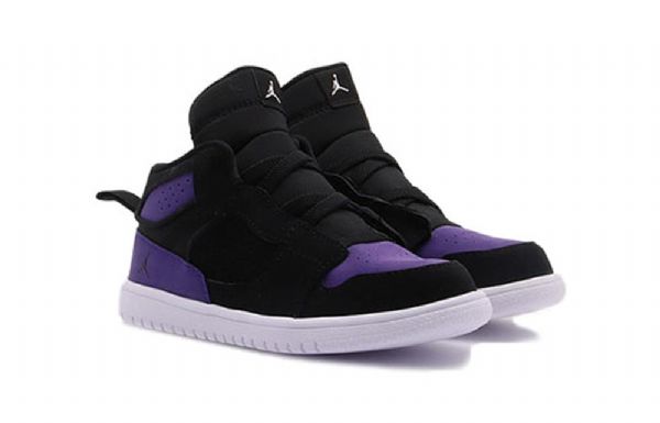 Nike Air Jordan Access Sko Til Børn Sort Lilla