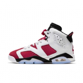 Nike Air Jordan 6 Carmine Gs Sko Til Damer Flerfarvet