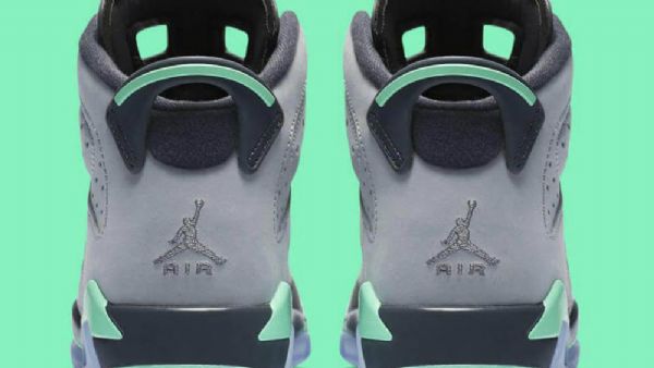 Nike Air Jordan 6 Gg Glow Tops Sko Til Mænd Grå Grøn