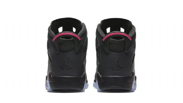 Nike Air Jordan 6 Gs Sko Til Mænd Sort Lyserød