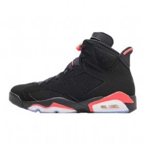 Nike Air Jordan 6 Infrarød Retro Sko Til Mænd Sort