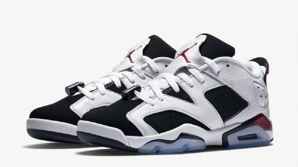 Nike Air Jordan 6 Low Tops Gs Fuchsia Sko Til Mænd Hvid Sort