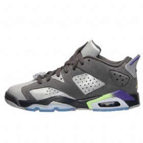 Nike Air Jordan 6 Low Tops Sko Til Mænd Mørkegrå